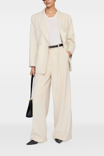 Giacca Doppiopetto Donna Beige - 3