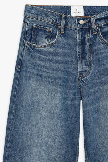 Jeans Blu Donna Gamba Ampia - 2