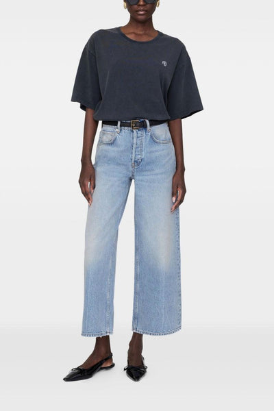 T-Shirt Nero Donna Micro Logo