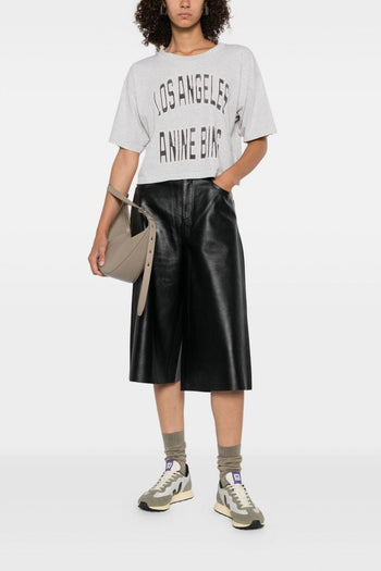 T-Shirt Grigio Donna Logo Los Angeles - 2