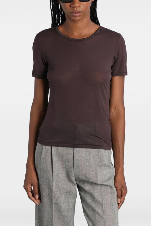 T-shirt Marrone Donna