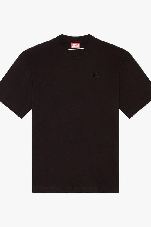 T-shirt Nero Uomo Maxi Logo Posteriore