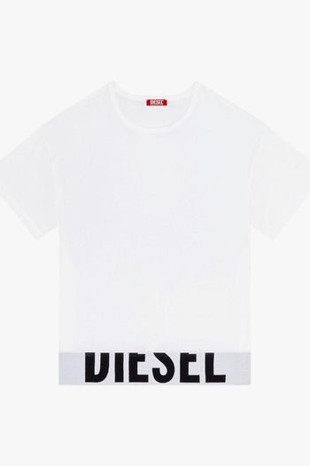 T-Shirt Banda Logo Donna Bianco - 4