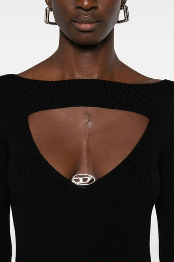 Abito Nero Donna Midi - 2