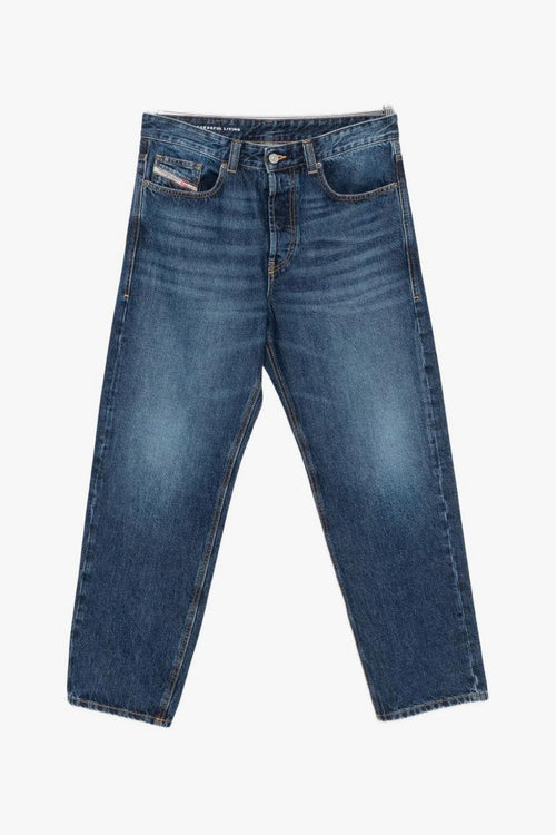 Jeans Regular Vita Media 2024 D-Macs Uomo Blu