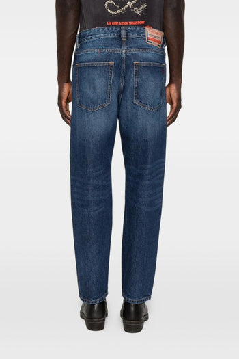Jeans Regular Vita Media 2024 D-Macs Uomo Blu - 2