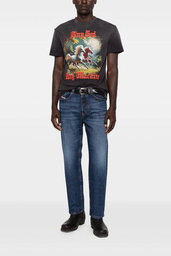 Jeans Regular Vita Media 2024 D-Macs Uomo Blu - 3
