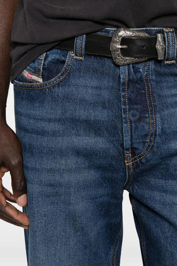 Jeans Regular Vita Media 2024 D-Macs Uomo Blu - 4