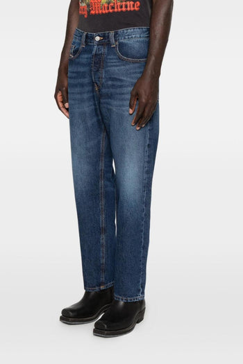 Jeans Regular Vita Media 2024 D-Macs Uomo Blu - 5