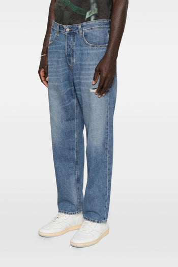 Jeans Regular Vita Media 2024 D-Macs Uomo Blu Chiaro - 2