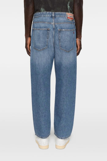 Jeans Regular Vita Media 2024 D-Macs Uomo Blu Chiaro - 4