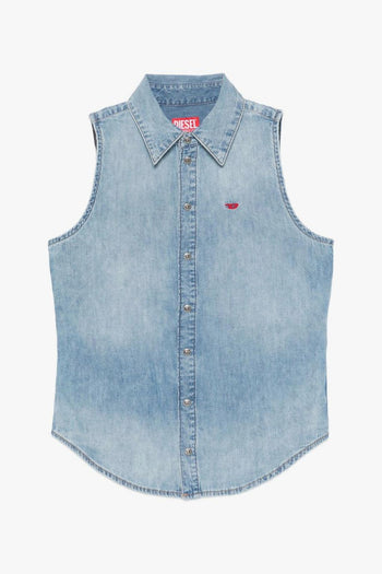 Camicia De-Eazy-SL Donna Blu - 5