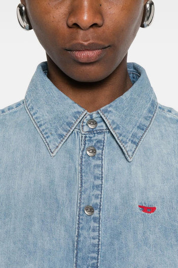 Camicia De-Eazy-SL Donna Blu - 4