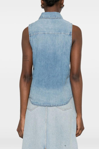 Camicia De-Eazy-SL Donna Blu - 3