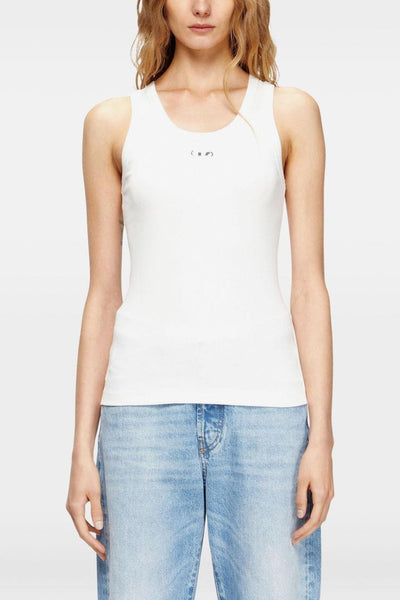 Canotta T-Anki-Od Donna Bianco