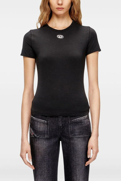 T-Shirt T-Uncutieslong-Od Donna Nero