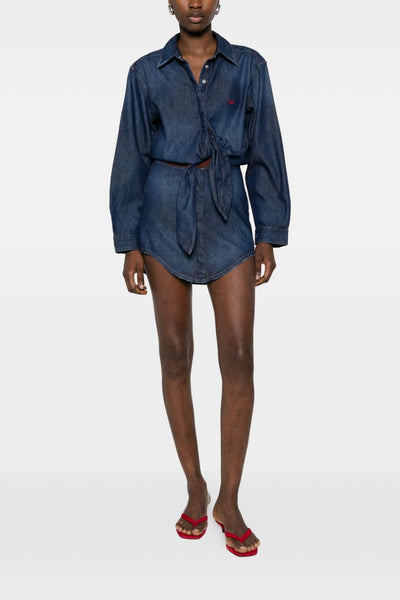 Giacca Nodo Donna Blu