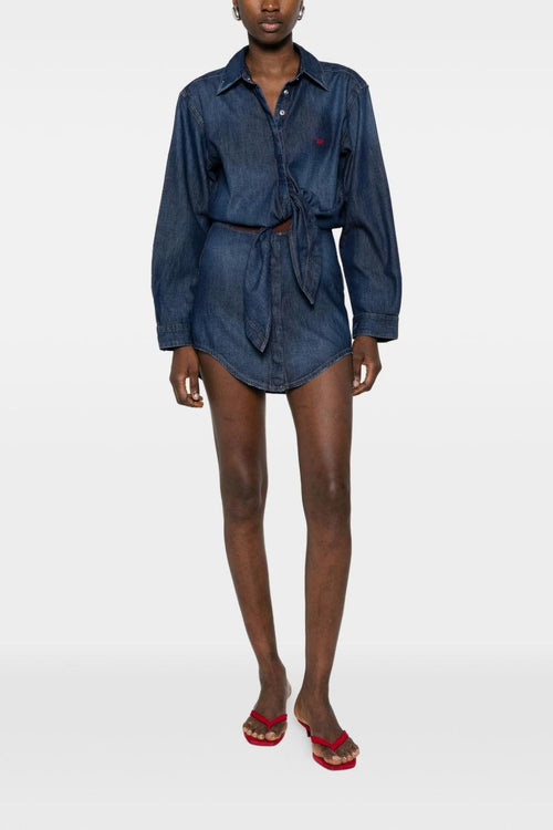 Giacca Nodo Donna Blu
