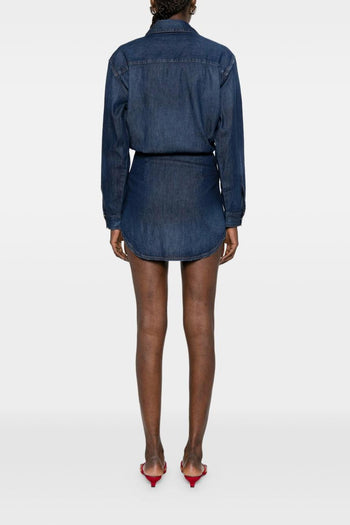 Giacca Nodo Donna Blu - 3