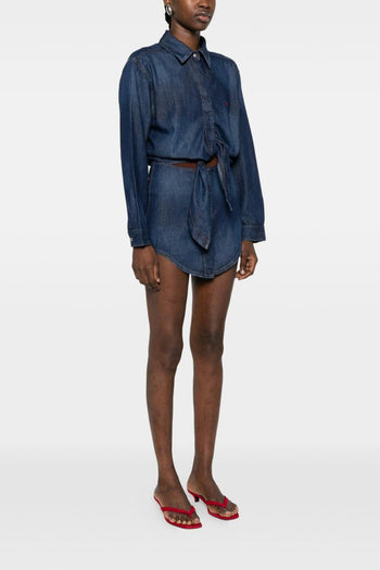 Giacca Nodo Donna Blu - 2