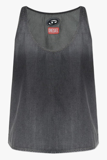 Canotta Logo Donna Grigio - 5