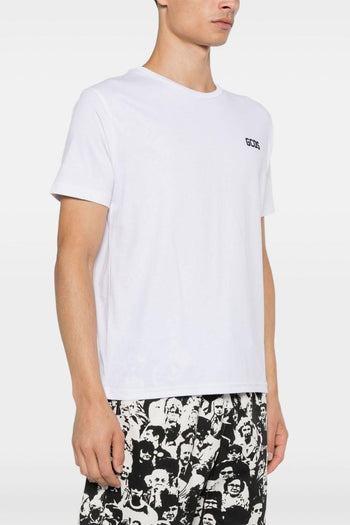 T-shirt Bianco Uomo Micro Logo - 5