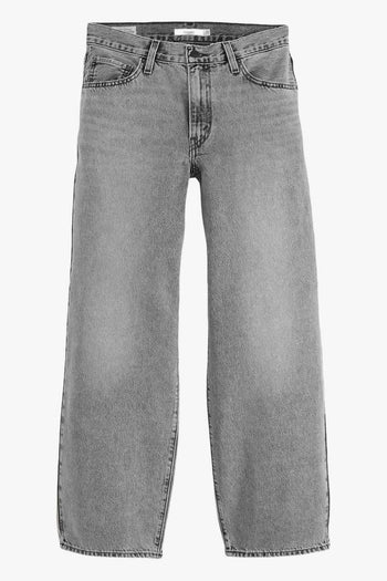 Baggy Dad Donna Jeans Grigio - 3