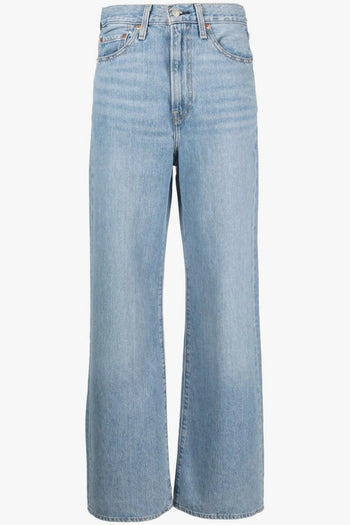 Ribcage Wide Leg Donna Jeans Blu Chiaro - 5