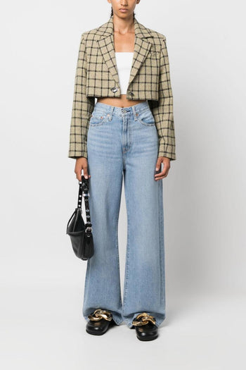 Ribcage Wide Leg Donna Jeans Blu Chiaro - 2