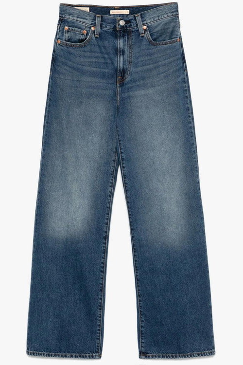 Ribcage Wide Leg Donna Jeans Blu Scuro