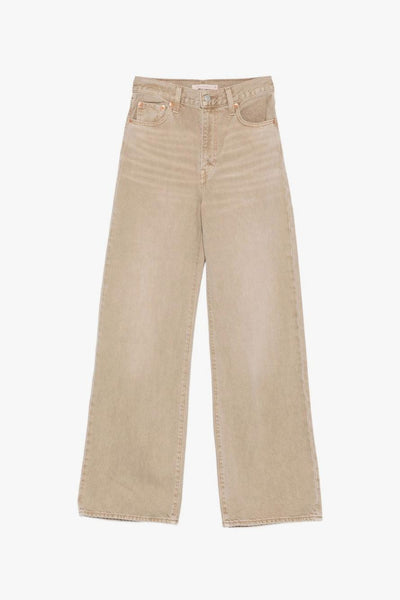 Jeans Marrone Donna Ribcage Wide Leg
