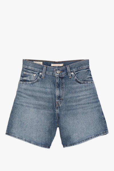 Short Blu Donna Oversize a Vita Alta