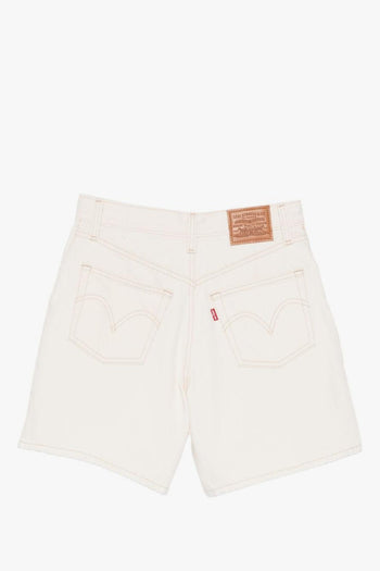 Short Bianco Donna High-Rise Baggy Shorts - 2