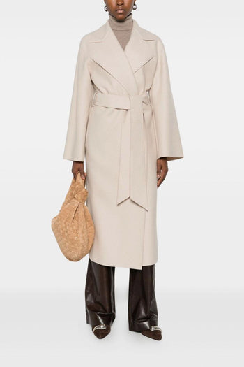 Cappotto Beige Donna con Cintura - 2