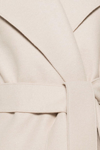Cappotto Beige Donna con Cintura - 4