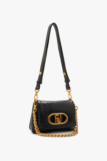 Borsa Donna a Spalla La Puffy Nera con Catena - 3