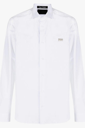 Camicia Bianco Uomo Sugar Daddy Cut LS - 5