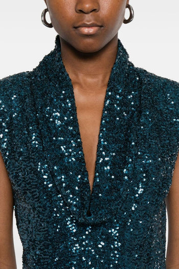 La Petite Robe Abito Verde Donna - 5