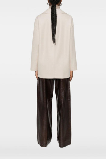 Cappotto Beige Donna Bottoni Dorati - 2