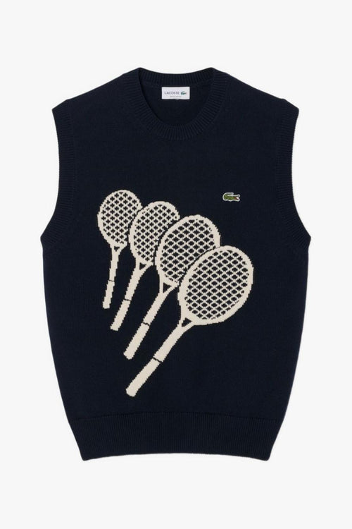 Maglia Racchette Uomo Blu