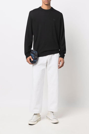 Maglia Nero Uomo Ricamo Logo - 2