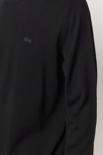 Maglia Nero Uomo Ricamo Logo - 4
