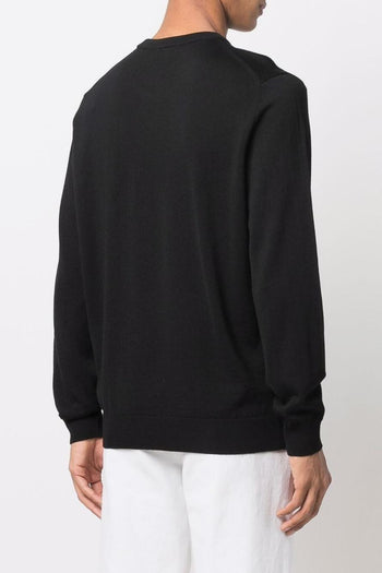 Maglia Nero Uomo Ricamo Logo - 3