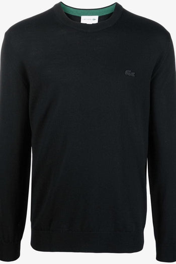 Maglia Nero Uomo Ricamo Logo - 5