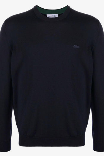 Maglia Blu Uomo con Ricamo - 5