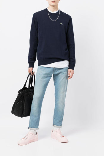 Uomo Maglia Blu Coccodrillo Piccolo - 2