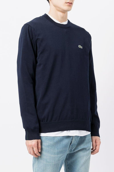 Uomo Maglia Blu Coccodrillo Piccolo