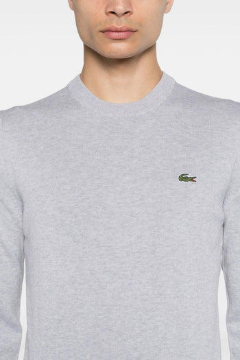 Uomo Maglia Grigio Coccodrillo Piccolo - 4