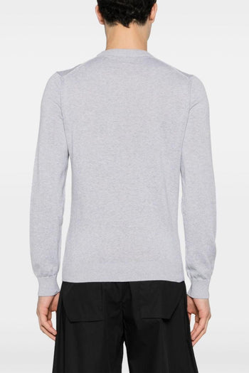 Uomo Maglia Grigio Coccodrillo Piccolo - 3