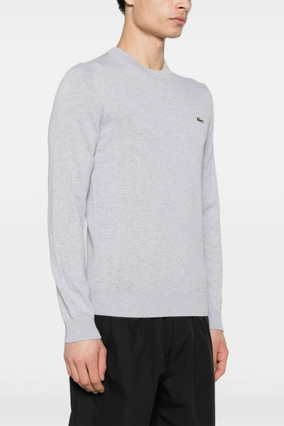 Uomo Maglia Grigio Coccodrillo Piccolo